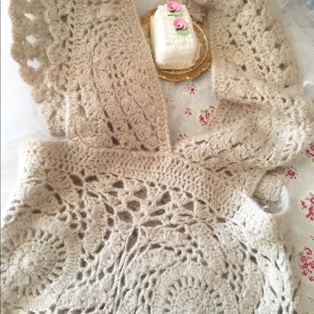 Vintage winter jumber crochet dress - Picture 8 of 8